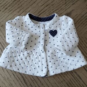 3 month girls carters flower jacket
